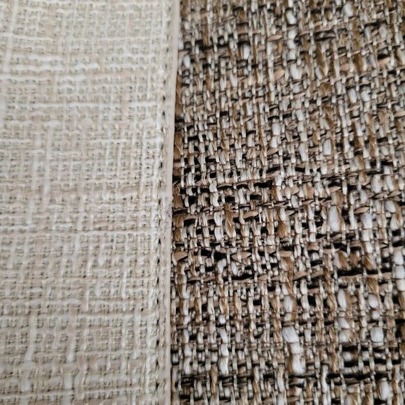 Womens Rattan Woven Crossbody Handbag Brown And Beige Shoulder Bag Small Bag - Picture 8 of 9